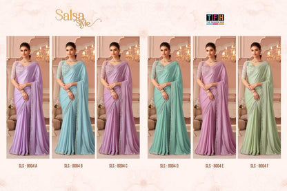 Salsa Style 8004 Hit Tfh Sarees Wholesale