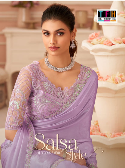 Salsa Style 8004 Hit Tfh Sarees Wholesale
