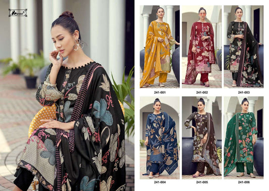 Sama Saveda Vol 1 Kesar Viscose Pashmina Suits Exporter Gujarat