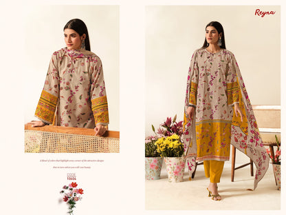 Samah Reyna Pure Muslin Pant Style Suits Wholesale Rate