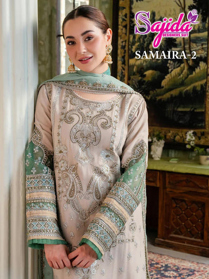 Samaira 2 Sajida Georgette Pakistani Salwar Suits Exporter India