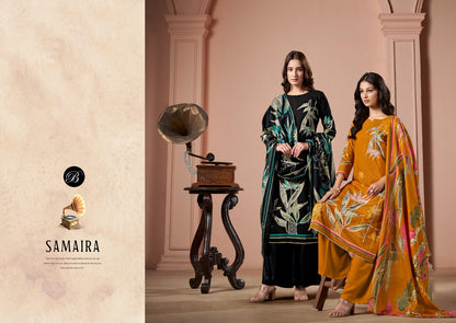 Samaira Belliza Designer Studio Viscose Rayon Karachi Salwar Suits Wholesaler Gujarat