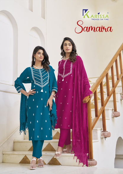 Samaira Karissa Premium Cotton Readymade Suits Supplier Gujarat