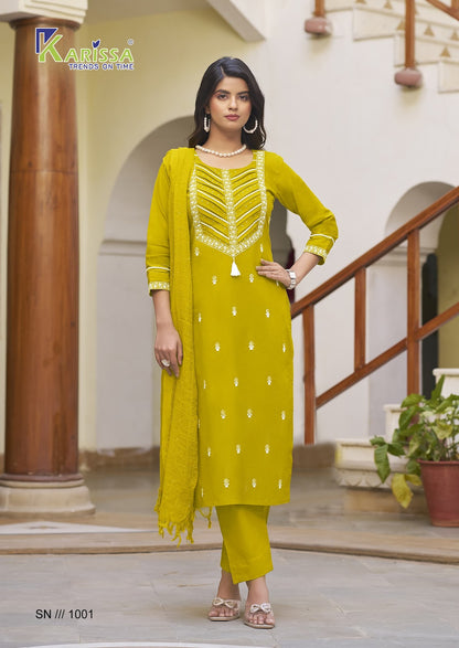 Samaira Karissa Premium Cotton Readymade Suits Supplier Gujarat