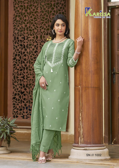 Samaira Karissa Premium Cotton Readymade Suits Supplier Gujarat