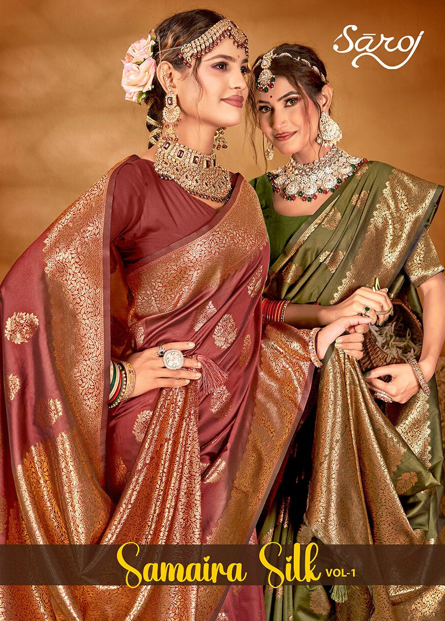 Samaira Silk Vol 1 Saroj Sarees Manufacturer