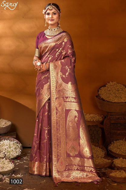 Samaira Silk Vol 2 Saroj Sarees Wholesaler Gujarat