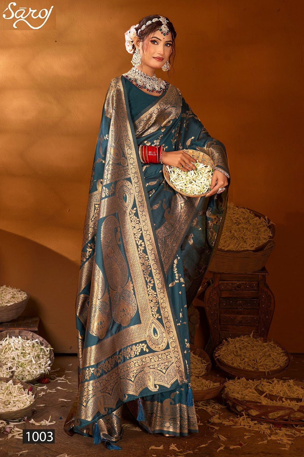 Samaira Silk Vol 2 Saroj Sarees Wholesaler Gujarat