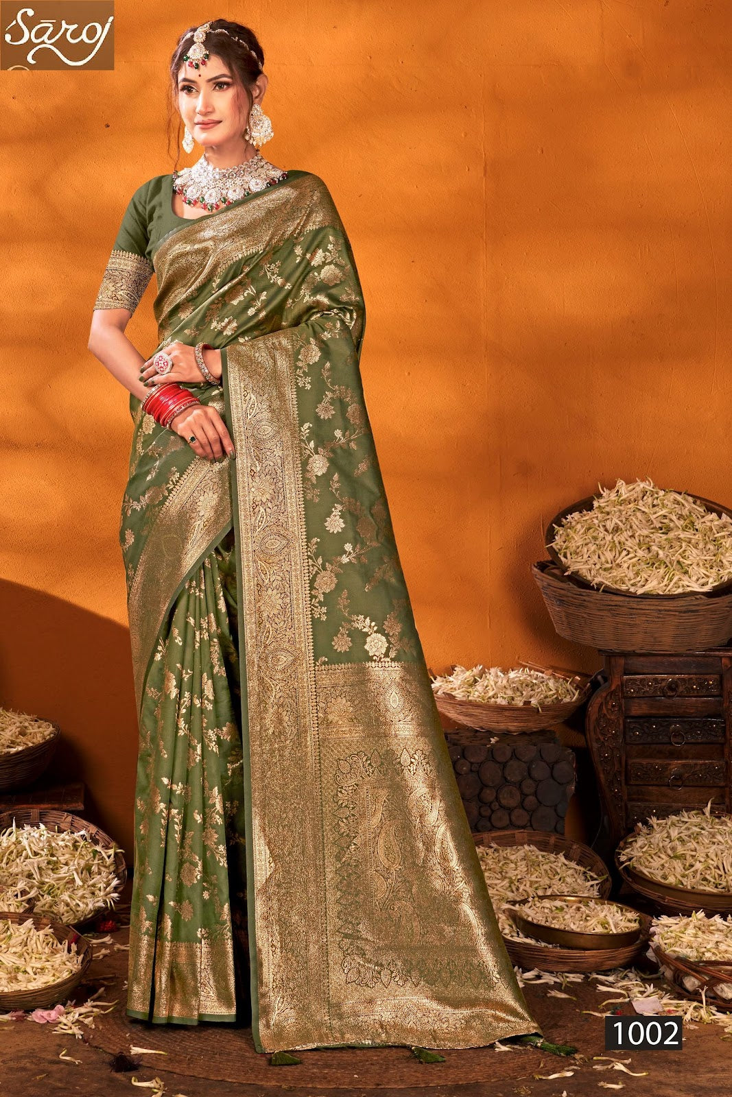 Samaira Silk Vol 3 Saroj Sarees Exporter Gujarat