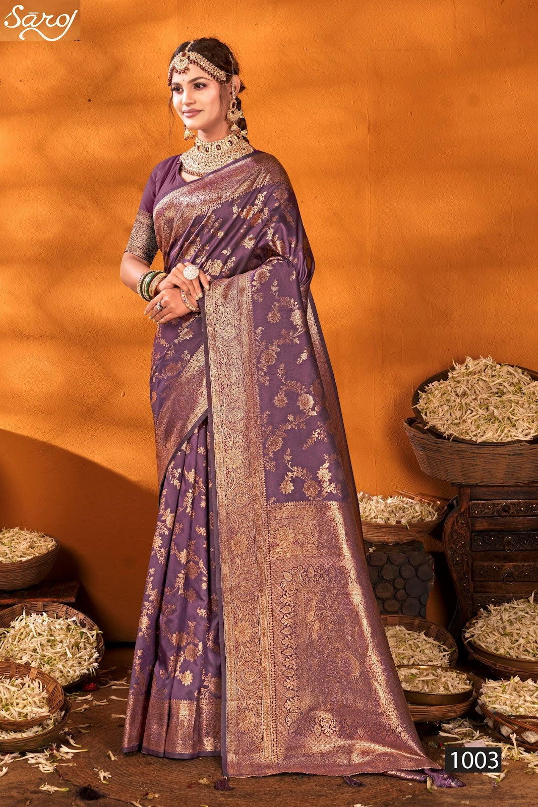 Samaira Silk Vol 3 Saroj Sarees Exporter Gujarat