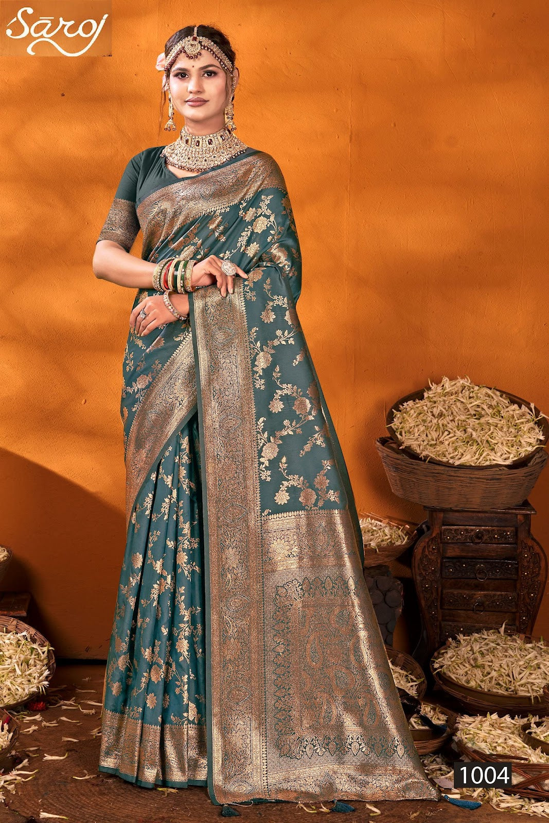 Samaira Silk Vol 3 Saroj Sarees Exporter Gujarat