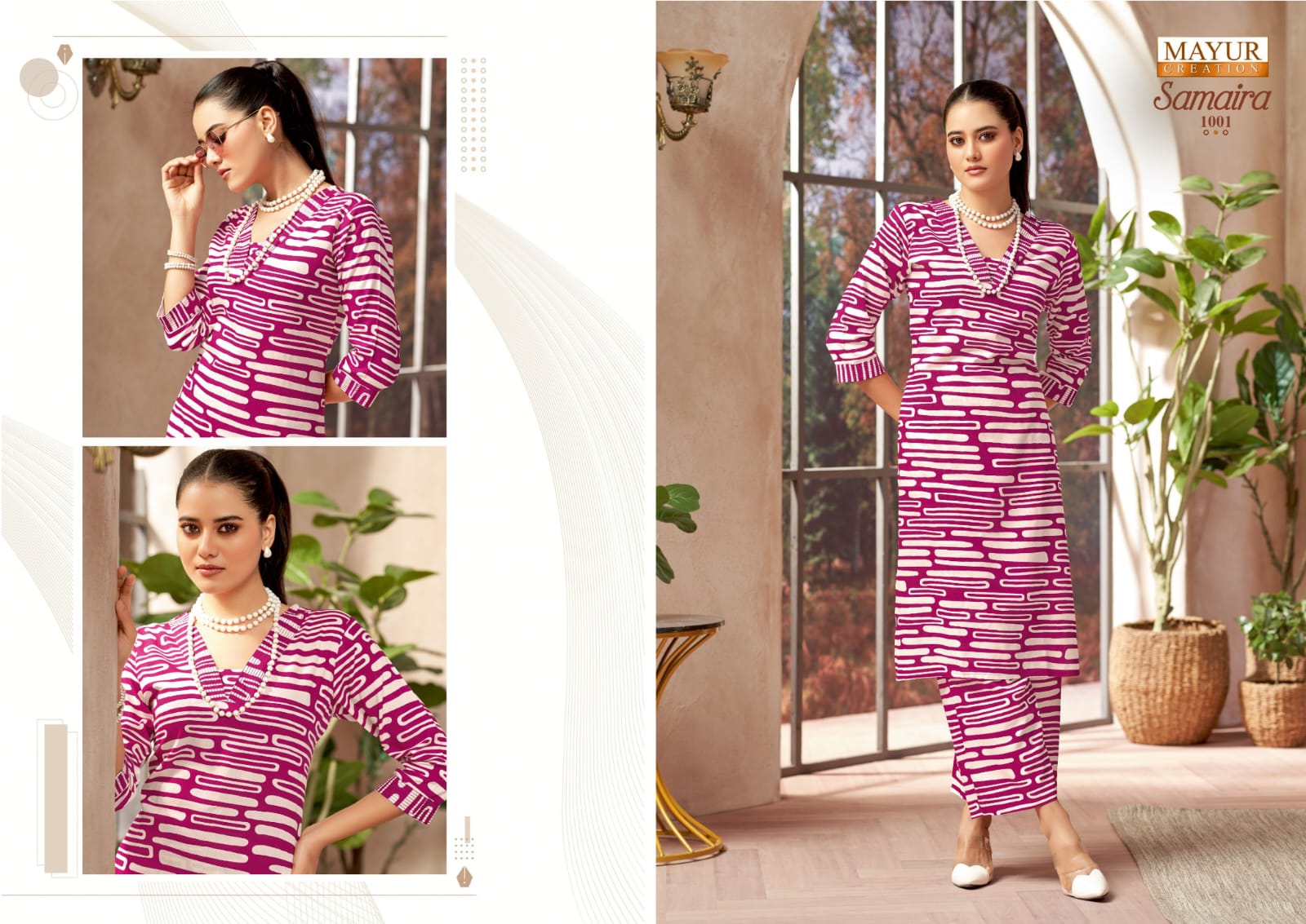 Samaira Vol 1 Mayur Creation Reyon Co Ord Set Wholesale Price