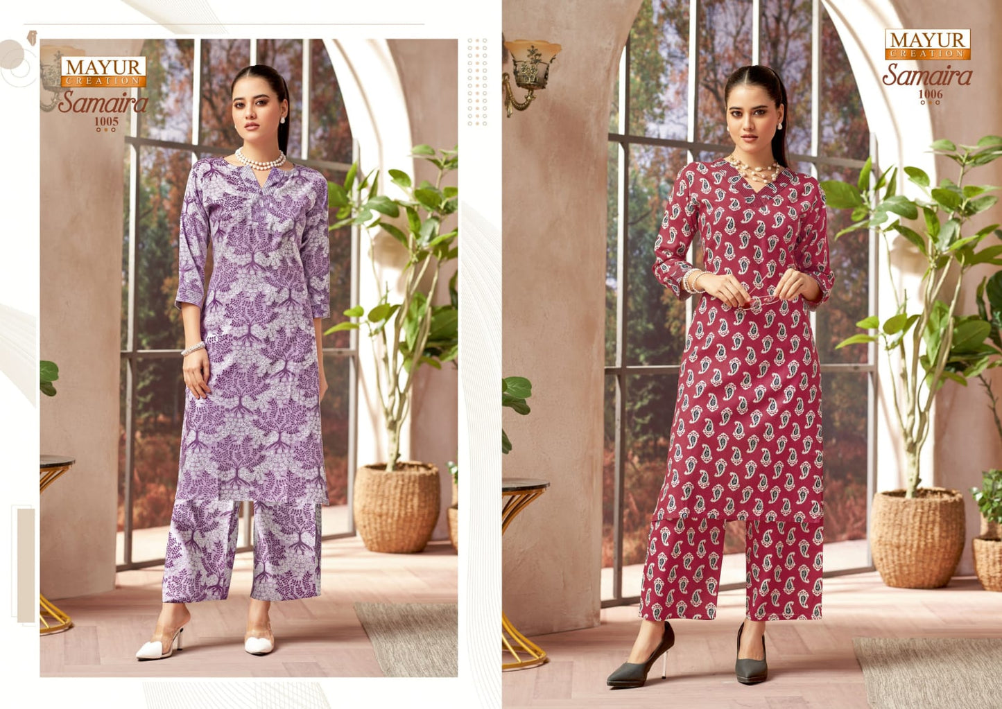 Samaira Vol 1 Mayur Creation Reyon Co Ord Set Wholesale Price