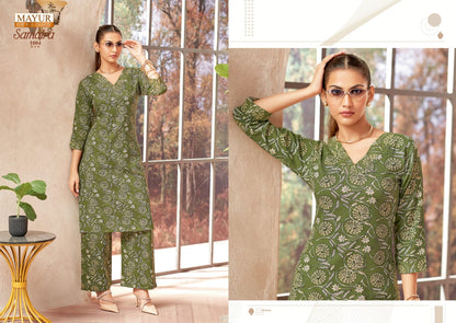 Samaira Vol 1 Mayur Creation Reyon Co Ord Set Wholesale Price