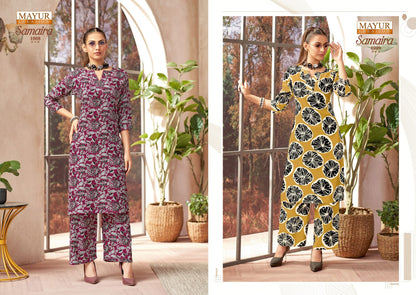 Samaira Vol 1 Mayur Creation Reyon Co Ord Set Wholesale Price
