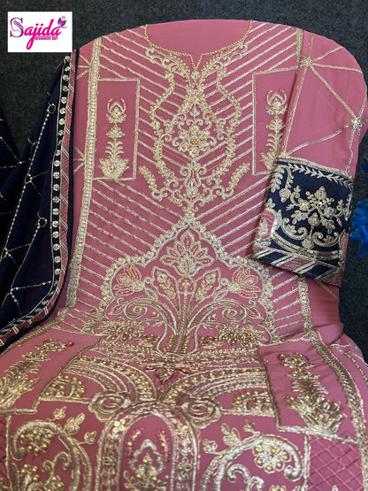 Samaira Vol 1 Sajida Georgette Pakistani Salwar Suits Supplier Ahmedabad