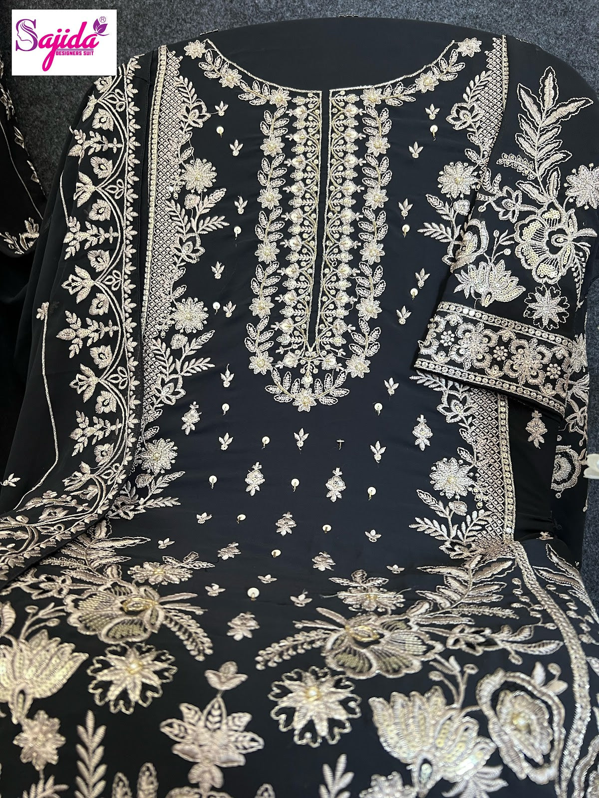 Samaira Vol 1 Sajida Georgette Pakistani Salwar Suits Supplier Ahmedabad