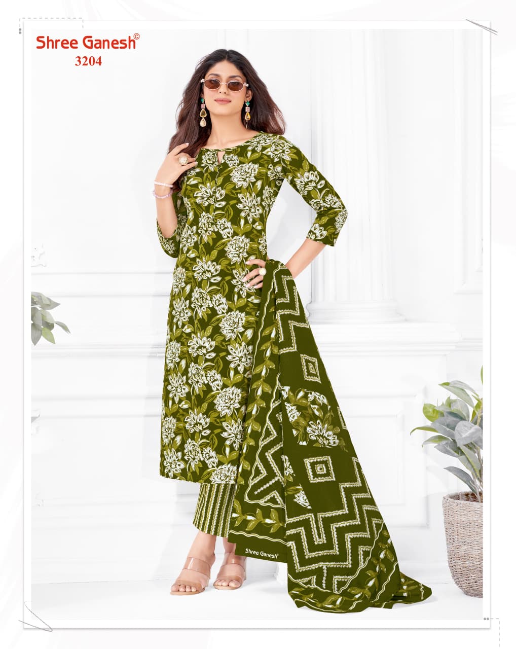 Samaira Vol 22 Shree Ganesh Cotton Dress Material Wholesale