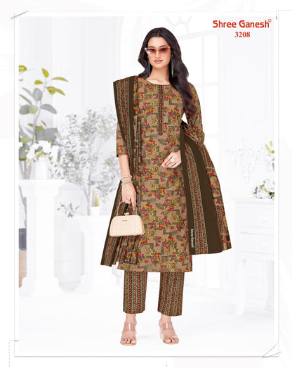 Samaira Vol 22 Shree Ganesh Cotton Dress Material Wholesale