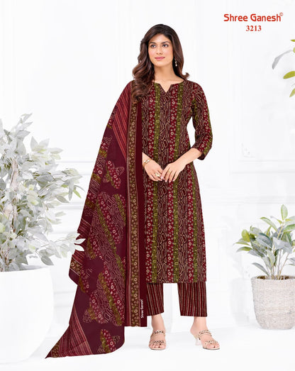 Samaira Vol 22 Shree Ganesh Cotton Dress Material Wholesale