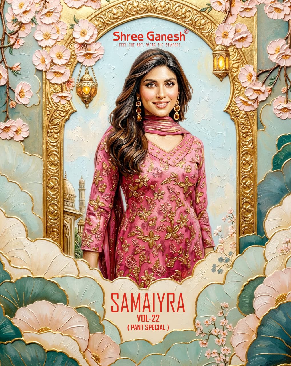 Samaira Vol 22 Shree Ganesh Cotton Dress Material Wholesale