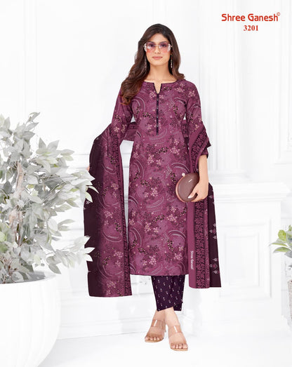 Samaira Vol 22 Shree Ganesh Cotton Dress Material Wholesale