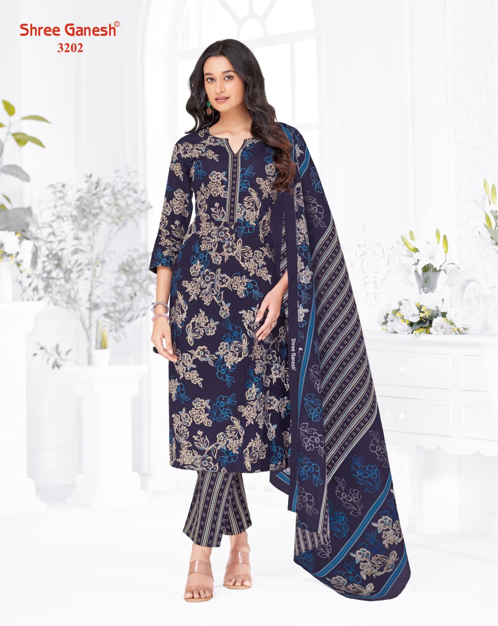 Samaira Vol 22 Shree Ganesh Cotton Dress Material Wholesale