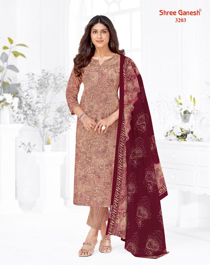 Samaira Vol 22 Shree Ganesh Cotton Dress Material Wholesale