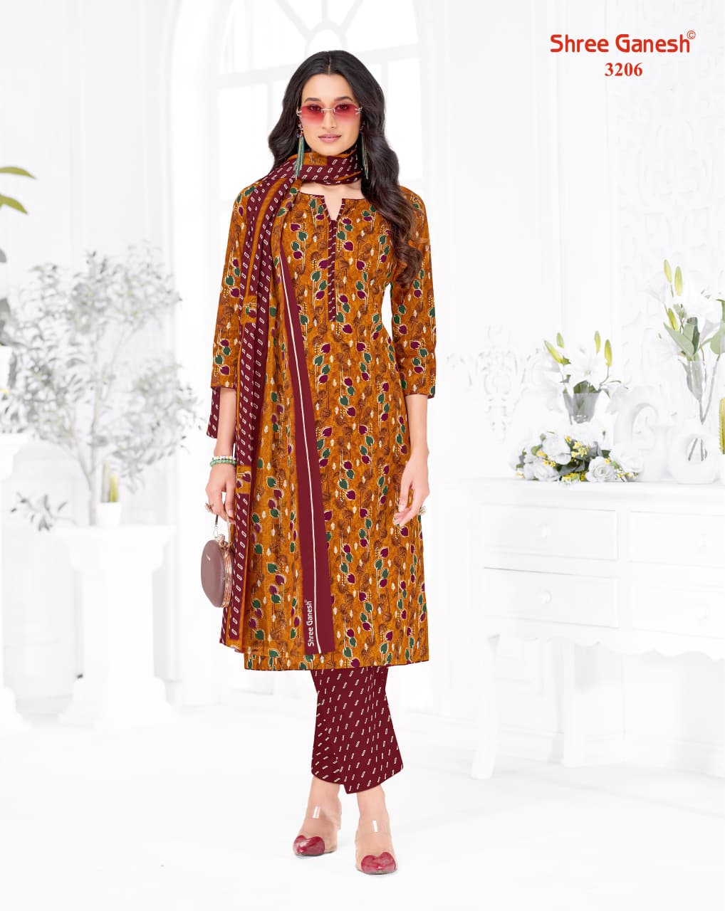 Samaira Vol 22 Shree Ganesh Cotton Dress Material Wholesale
