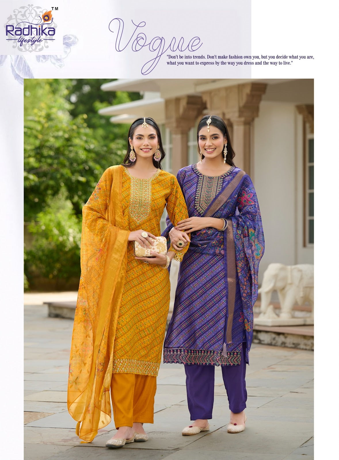 Samaira Vol 2 Radhika Lifestyle Berlin Readymade Pant Style Suits Supplier Ahmedabad