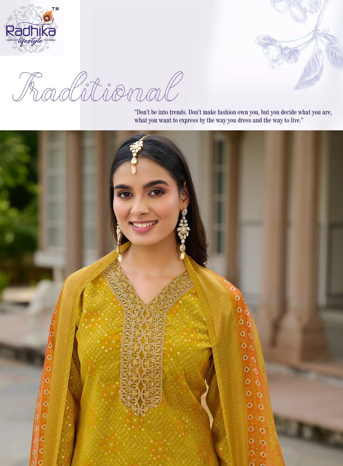 Samaira Vol 2 Radhika Lifestyle Berlin Readymade Pant Style Suits Supplier Ahmedabad