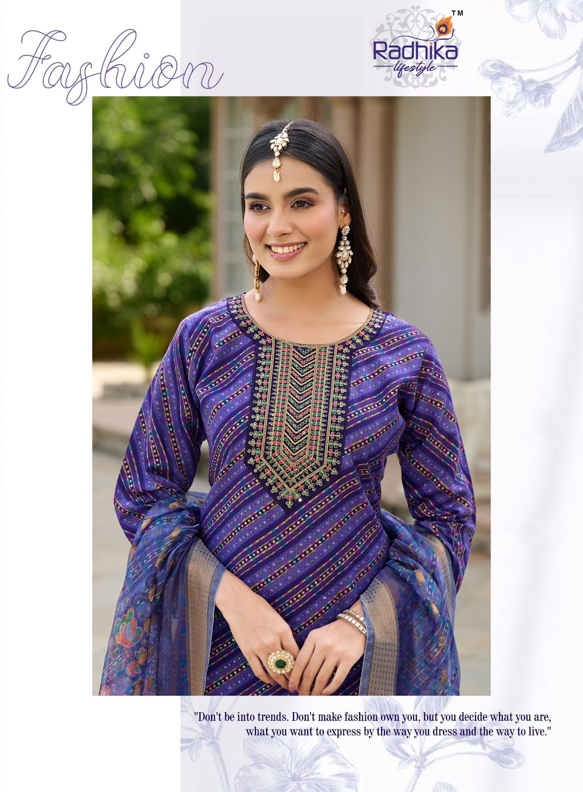 Samaira Vol 2 Radhika Lifestyle Berlin Readymade Pant Style Suits Supplier Ahmedabad