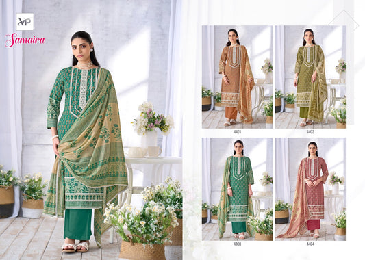 Samaira Vp Brand Lawn Cotton Pant Style Suits Wholesaler India