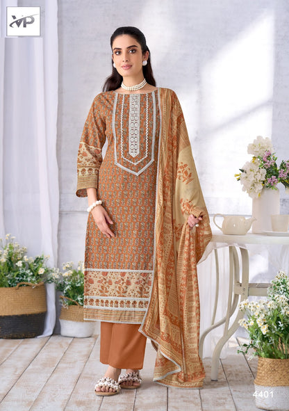 Samaira Vp Brand Lawn Cotton Pant Style Suits Wholesaler India