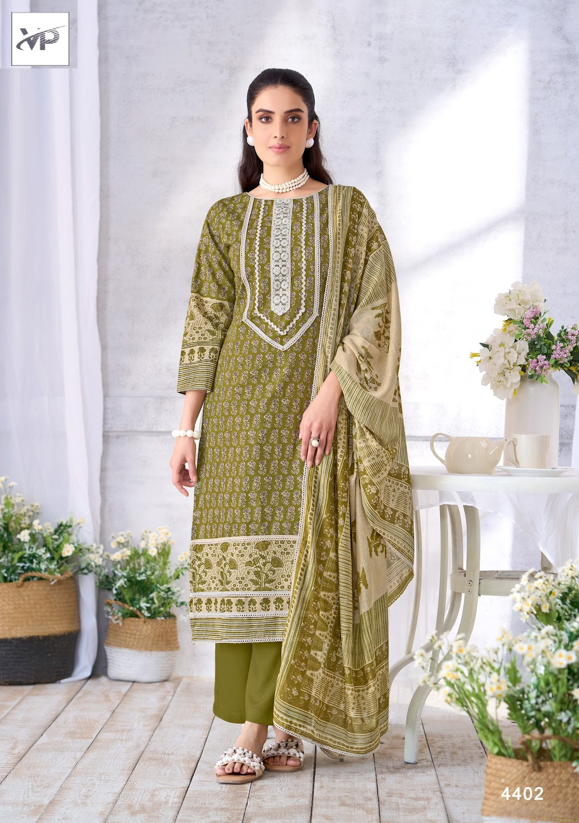 Samaira Vp Brand Lawn Cotton Pant Style Suits Wholesaler India