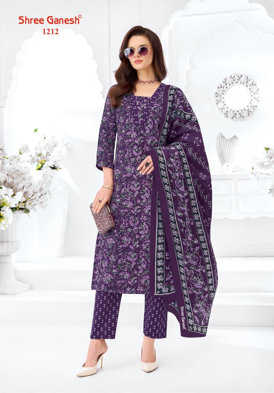Samaiyra Ajrak Vol 1 Shree Ganesh Readymade Cotton Pant Suits Exporter Gujarat