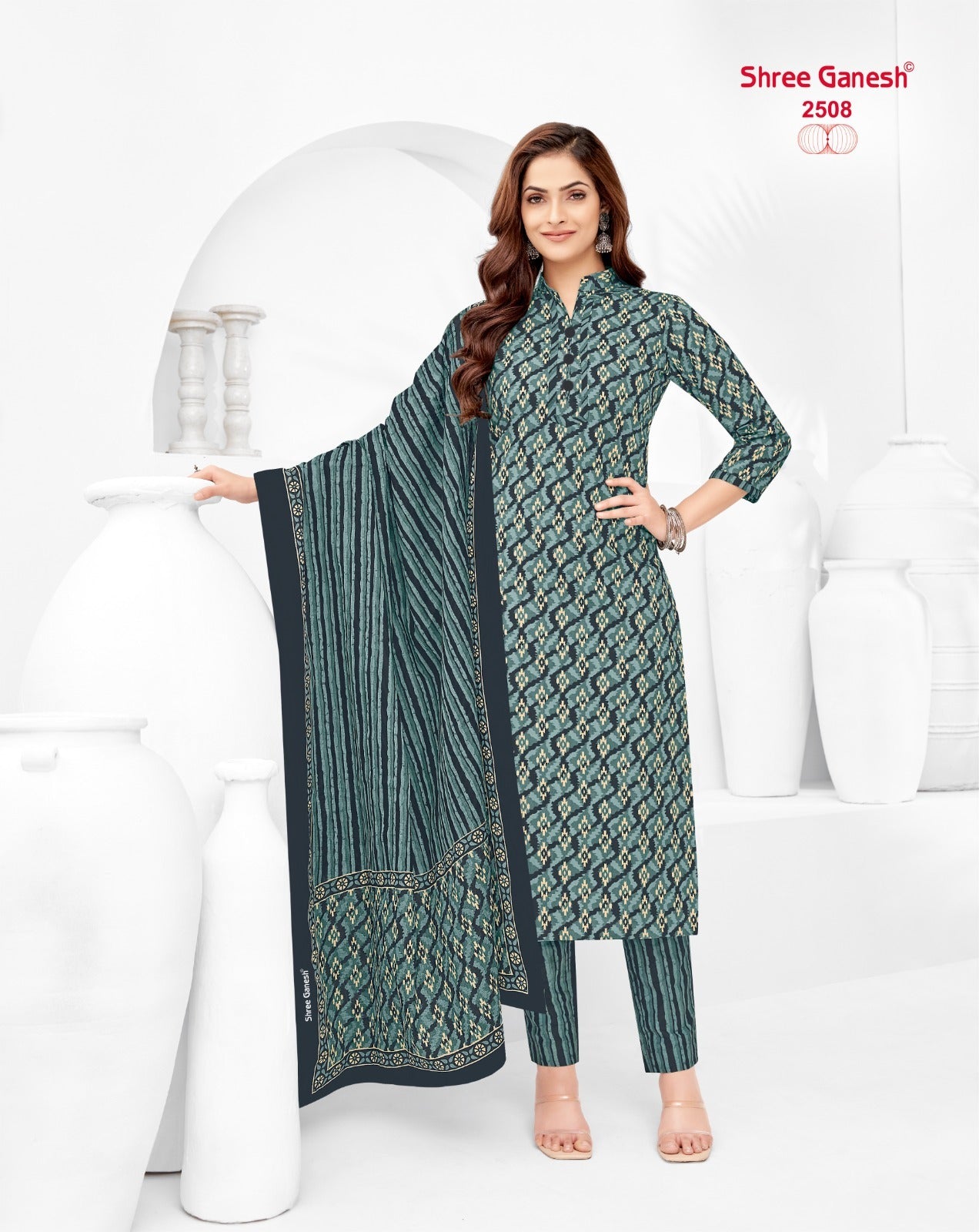 Samaiyra Vol 15 Shree Ganesh Cotton Dress Material Wholesale Price