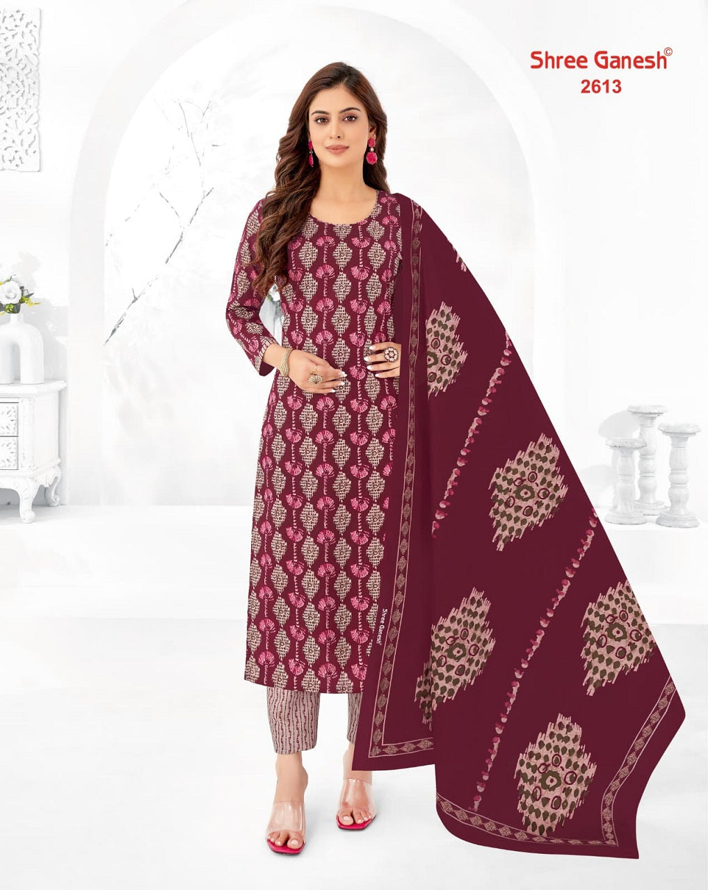 Samaiyra Vol 16 Shree Ganesh Cotton Dress Material Wholesale
