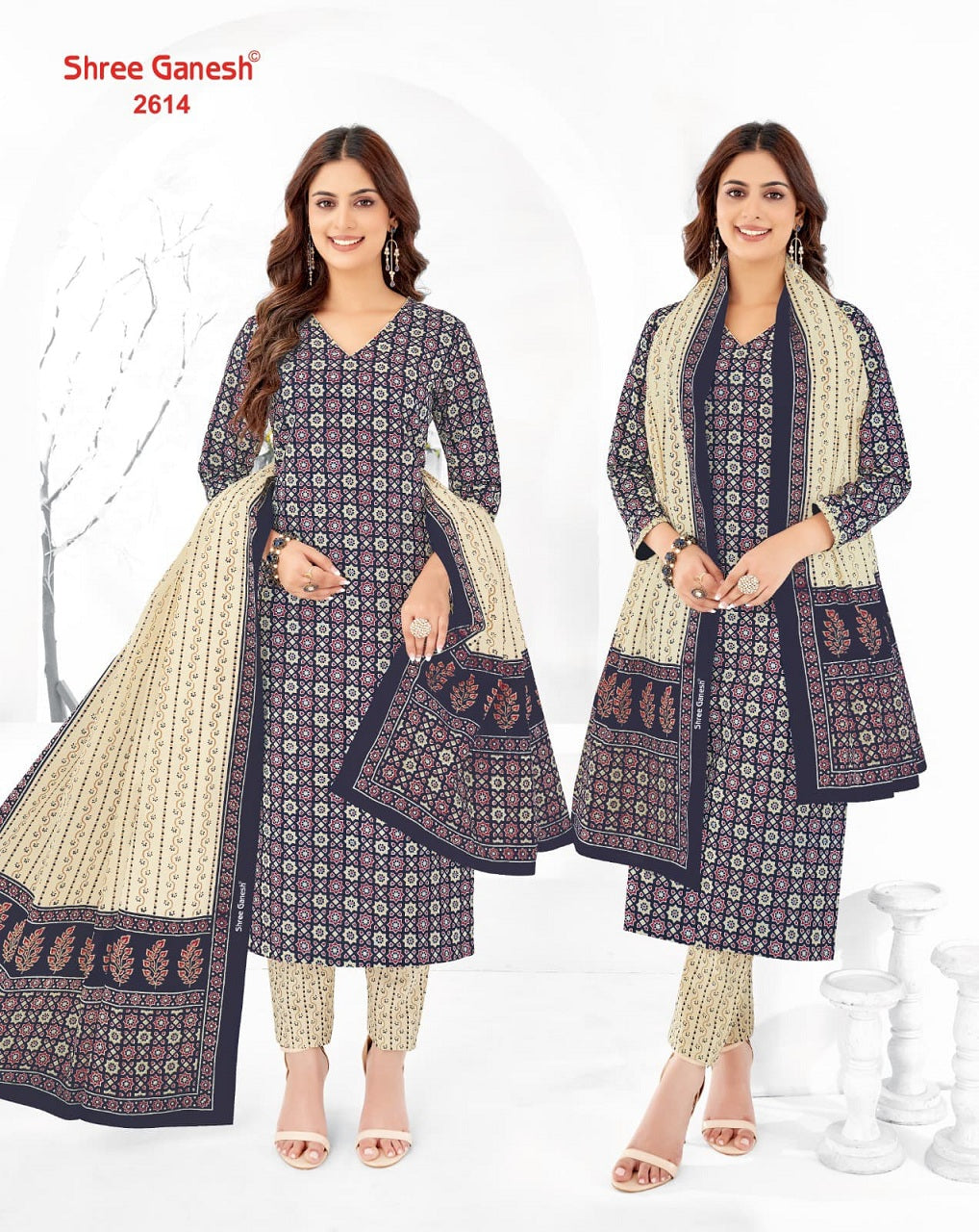 Samaiyra Vol 16 Shree Ganesh Cotton Dress Material Wholesale