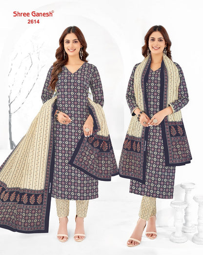 Samaiyra Vol 16 Shree Ganesh Cotton Dress Material Wholesale