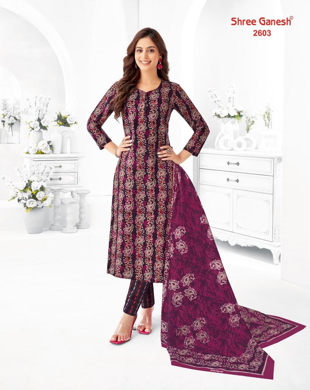 Samaiyra Vol 16 Shree Ganesh Cotton Dress Material Wholesale