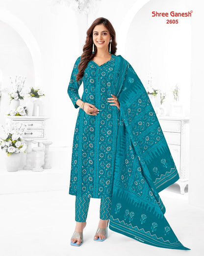 Samaiyra Vol 16 Shree Ganesh Cotton Dress Material Wholesale