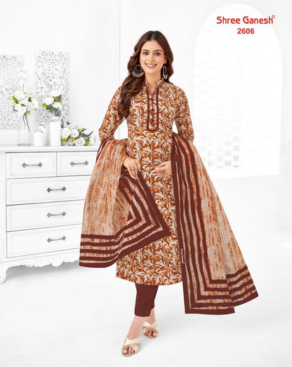 Samaiyra Vol 16 Shree Ganesh Cotton Dress Material Wholesale