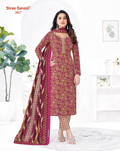 Samaiyra Vol 20 Shree Ganesh Cotton Dress Material Wholesale Price