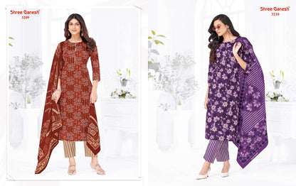 Samaiyra Vol 22 Shree Ganesh Cotton Dress Material Supplier