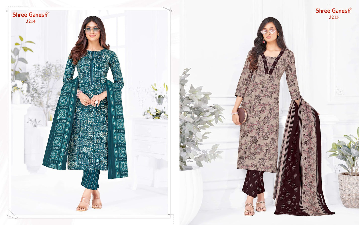 Samaiyra Vol 22 Shree Ganesh Cotton Dress Material Supplier