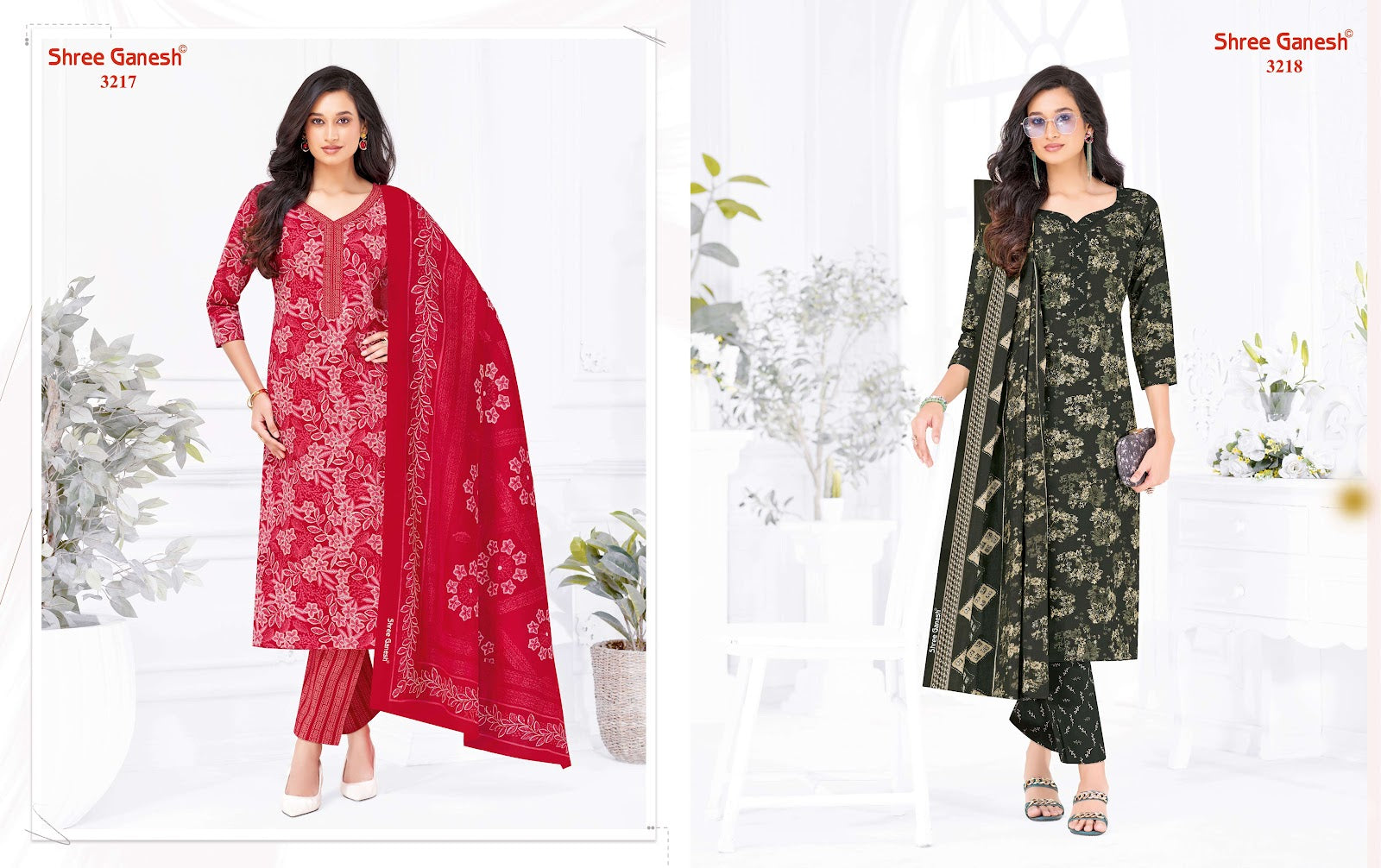 Samaiyra Vol 22 Shree Ganesh Cotton Dress Material Supplier