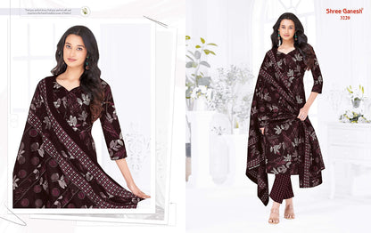 Samaiyra Vol 22 Shree Ganesh Cotton Dress Material Supplier