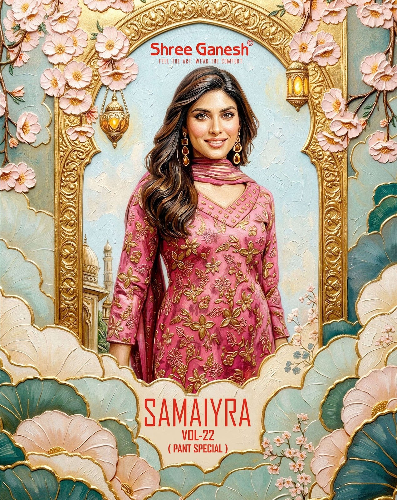Samaiyra Vol 22 Shree Ganesh Cotton Dress Material Supplier