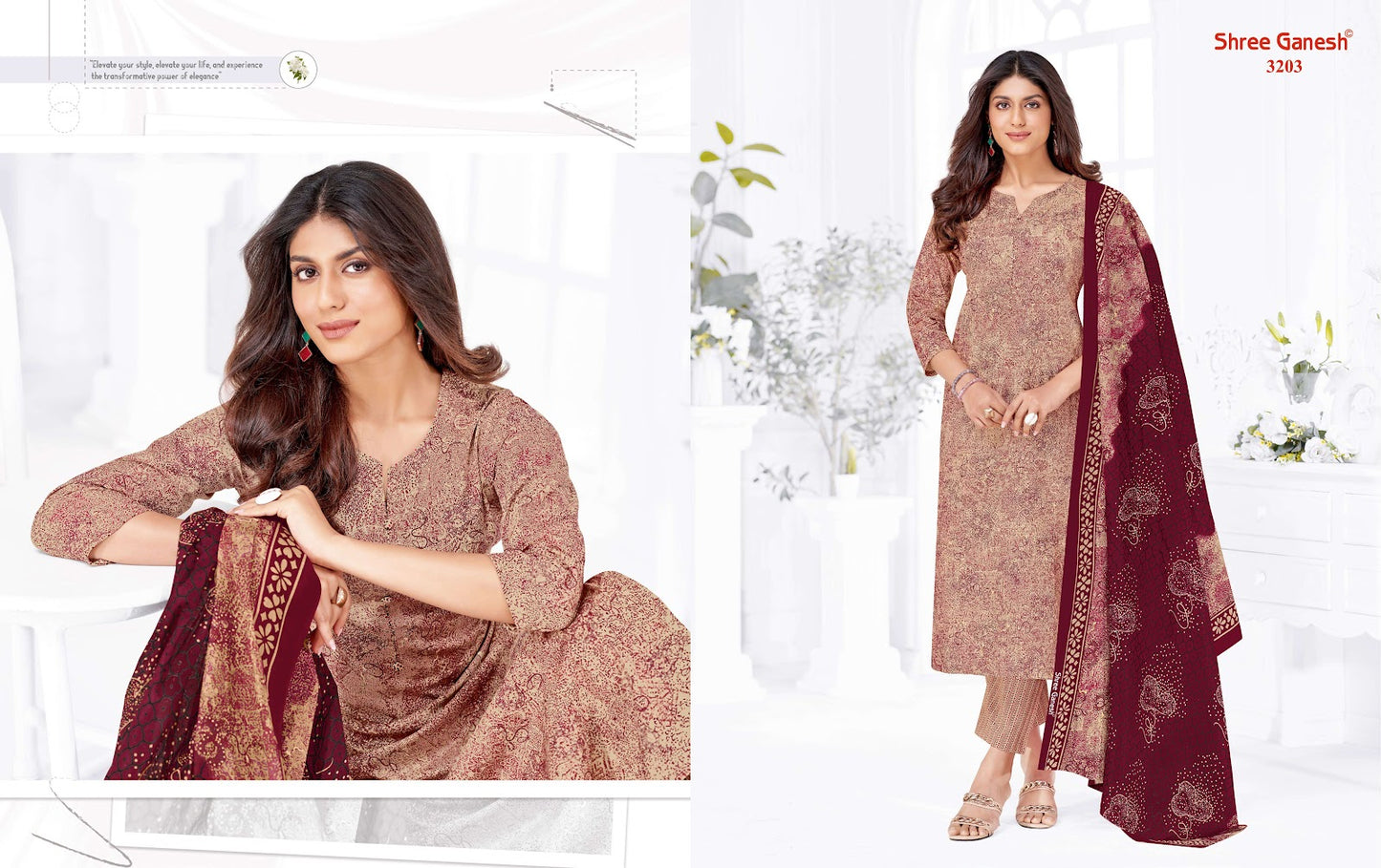 Samaiyra Vol 22 Shree Ganesh Cotton Dress Material Supplier